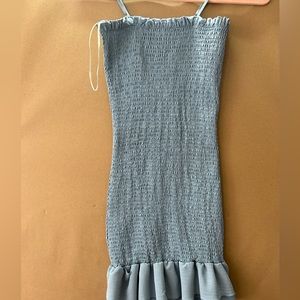 Blue dress